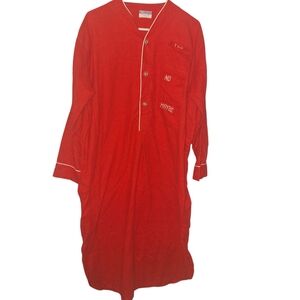 60's The Tonight Shirt Flirt Shirt Weldon Sleepwear Sz Medium Christmas Flannel